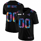 Customized Men's Nike Rams Any Name & Number Black Vapor Untouchable Fashion Limited Jersey,baseball caps,new era cap wholesale,wholesale hats